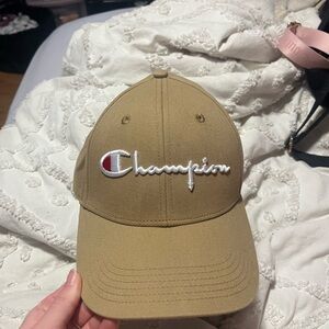 Champion Khaki Cap with Logo